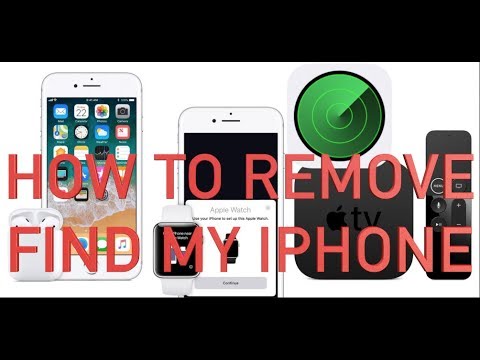 how to remove FIND MY IPHONE from iPAD, iPOD or iPHONE - YouTube