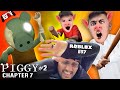 ROBLOX PIGGY's DAD vs FGTEEV! Escape Chapter 7 Metro! (Peppa Granny Gameplay / Skit #57)