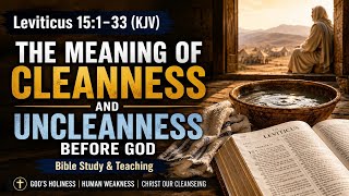 Leviticus 15 Bible Study | The Meaning of Cleanness and Uncleanness Before God