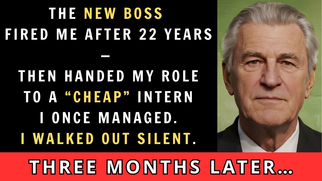 New Boss Fired Me After 22 Years, Replaced Me With a Cheap Intern — 3 ...