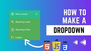 How to make a dropdown list  HTML , Javascript & CSS #tieflab