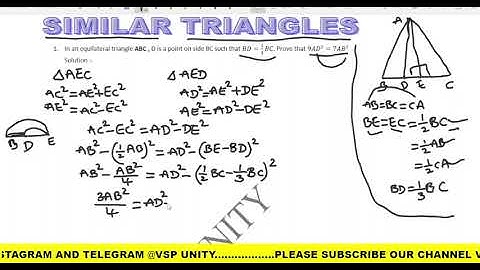 In an equilateral triangle ABC, D is a point on side BC such that BD=(1/3)BC.Prove that 9AD^2=7BC^2
