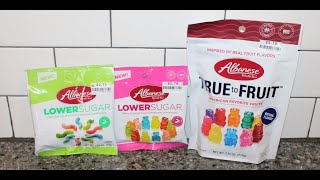 Albanese: Lower Sugar Gummi Worms & Gummi Bears and Albanese True To Fruit Review