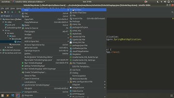 Scheduling demo with spring boot