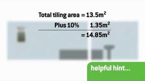 How to Calculate Number of Tiles