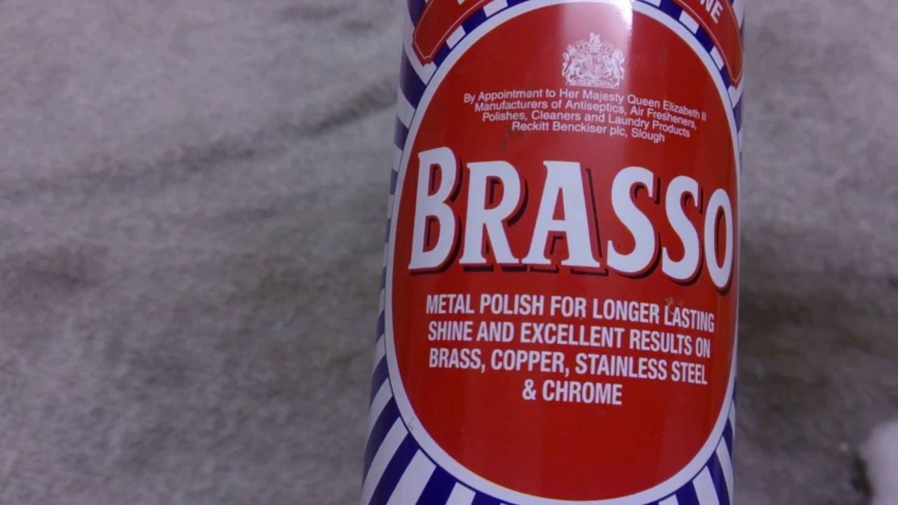 Brasso cleaning test