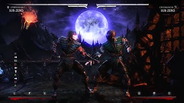 Mortal Kombat XL Unbreakable Sub Zero kombos