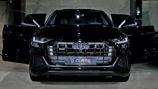 Audi Q8 2020 - Детали экстерьера и интерьера (Черная мафия внедорожник)