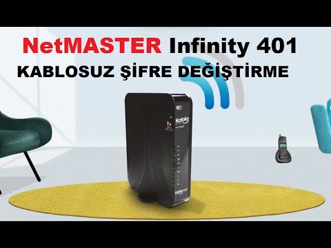 NetMASTER Infinity 401 KABLOSUZ ŞİFRE DEĞİŞTİRME-KABLONET-VODAFONE