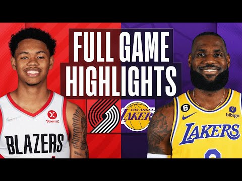 Trail blazers at lakers | nba full game highlights | november 30, 2022