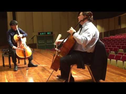 Cello master class by Jeffrey Lastrapes