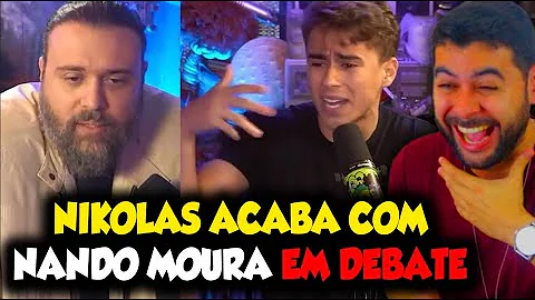 Nikolas ACABA com Nando Moura EM DEBATE AO VIVO