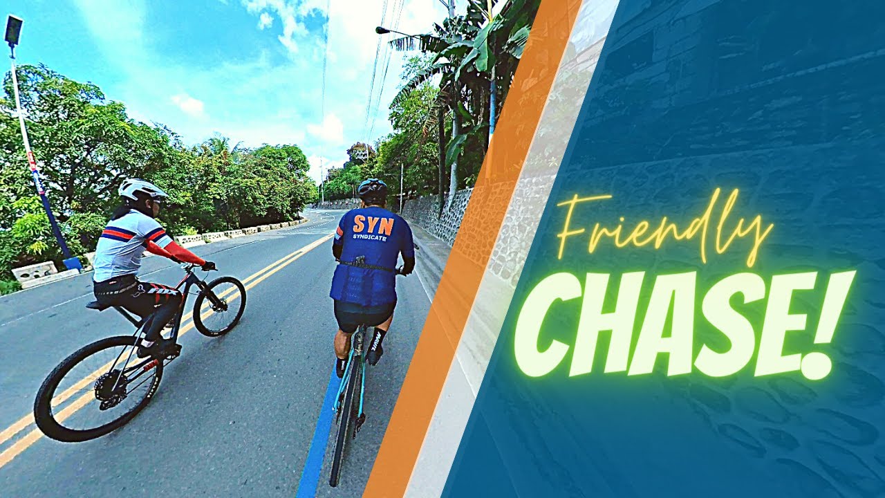 Friendly Chase in Teresa Downhill