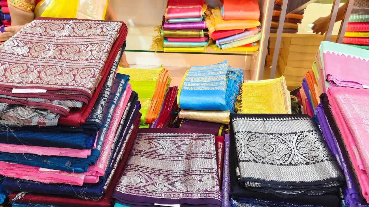 Mangalagiri pattu sarees Dhanvi fashions 