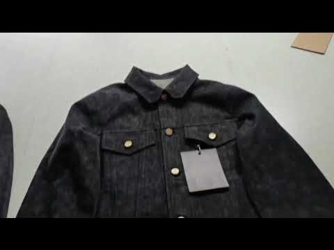 Louis Vuitton Black DNA Monogram Denim Jacket