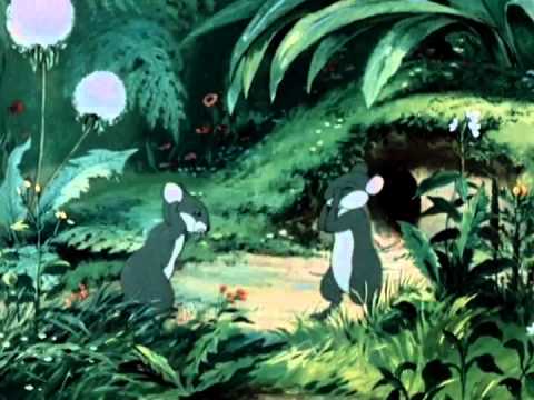 Мультфильм рано утром на рассвете умываются мышата