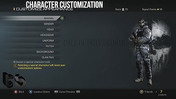 Call of Duty: Ghosts - Character Customization