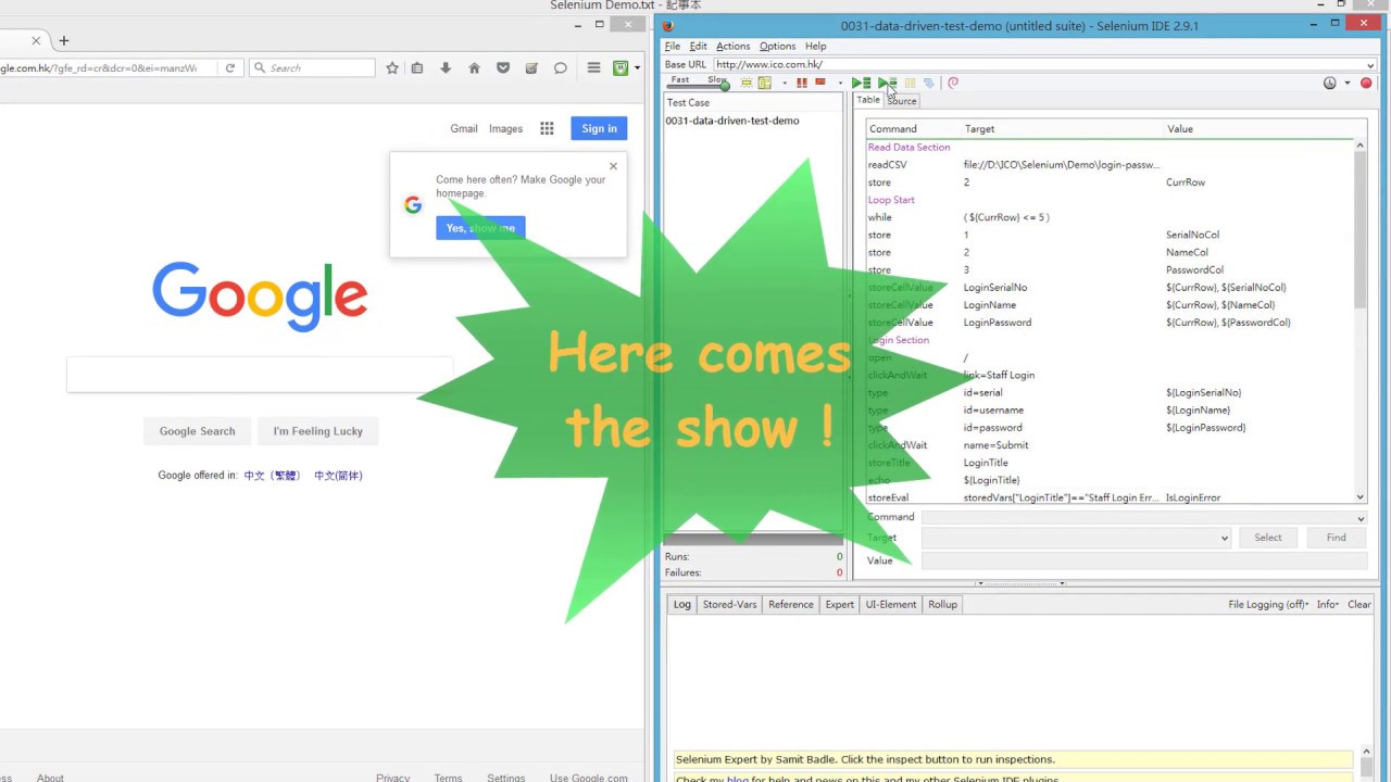0031 data driven test demo - YouTube