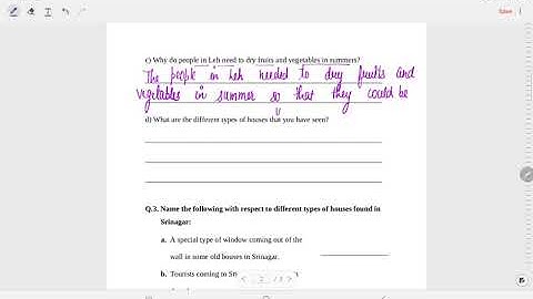 SMCD EDMC Class 5 EVS Worksheet Solution week 13(1/9/21) Topic: Lesson 13- Shelter So High