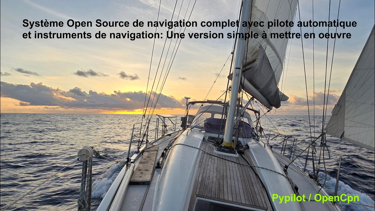⁣Système Open Source complet avec pilote automatique 