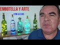 VIDEO 18: "LÁMPARA DE BOTELLA CON LUCES LED"