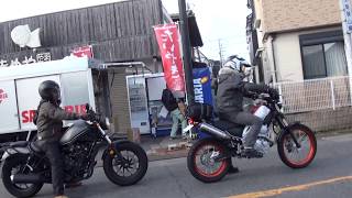 斬新さと実直さを兼ね備えたクルーザー　2017 HONDA Rebel 500　2BL-PC60　2017 ホンダ・レブル500　2017 ヤマハ・トリッカー XG250