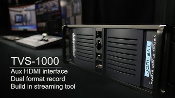 Datavideo TVS-1000 Trackless Virtual Studio System - AUX Card | Dual format record | Streaming