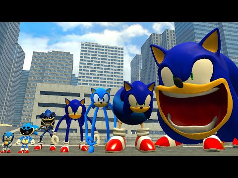 NEW EVOLUTION OF ROBLOX HUNGRY SONIC WORM & INNYUME SMILEY'S AND SHIN SONIC TAPES in Garry’s Mod!
