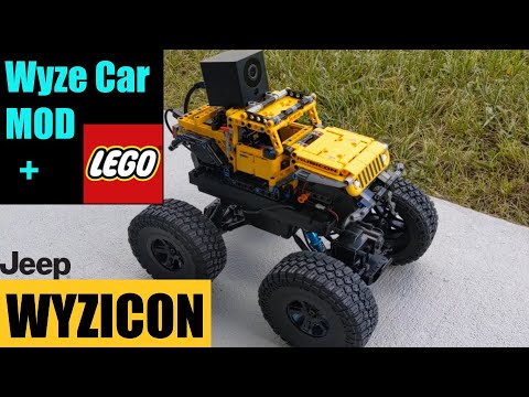 Wyze Car Mods RC- Lego Jeep Wyzicon Build MOC 42122 