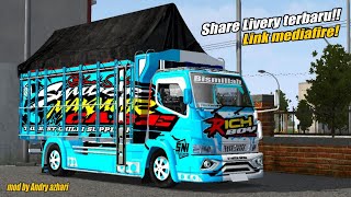 SHARE LIVERY TERBARU MOD BUSSID HM CABE | mod by andry azhari