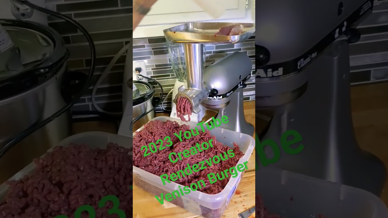 2023 YouTube Creator Rendezvous in PA, Venison 🍔getting ready! 