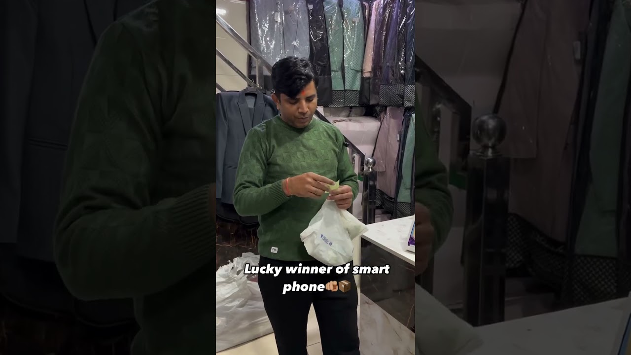 Winner of smart phone || Mens wear 