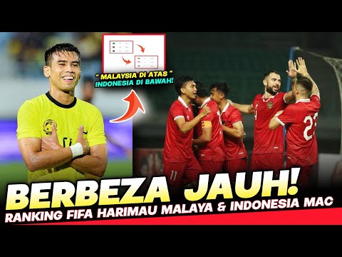 Jauh BERBEZA! Ranking FIFA Harimau Malaya &amp; Indonesia Selepas FIFA Matchday MAC 2023