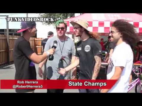 State Champs Interview on Vans Warped Tour w/ @RobertHerrera3