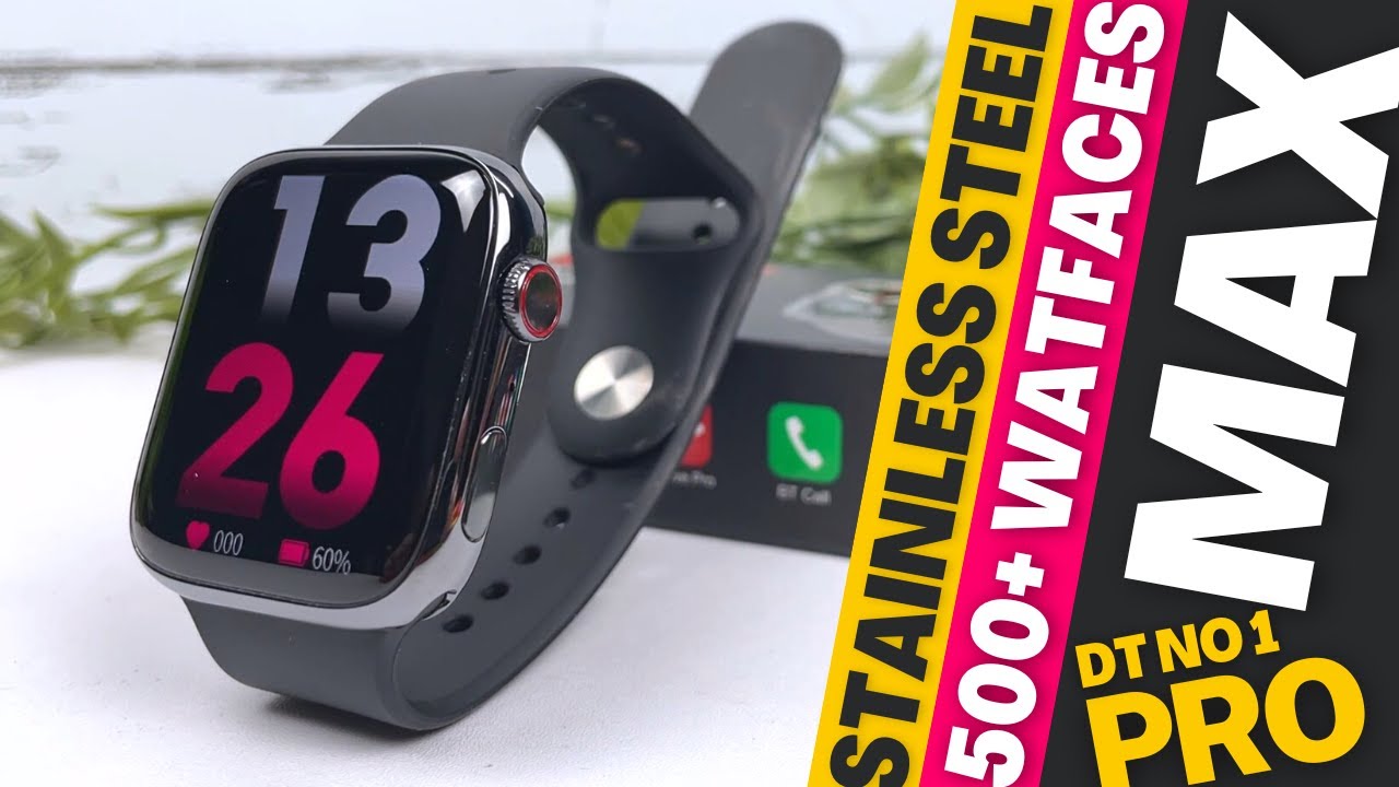 interpersonel importere kold DT No 1 Pro Max Smartwatch Review | Stainless Steel Body | DT No.1  Smartwatch - YouTube