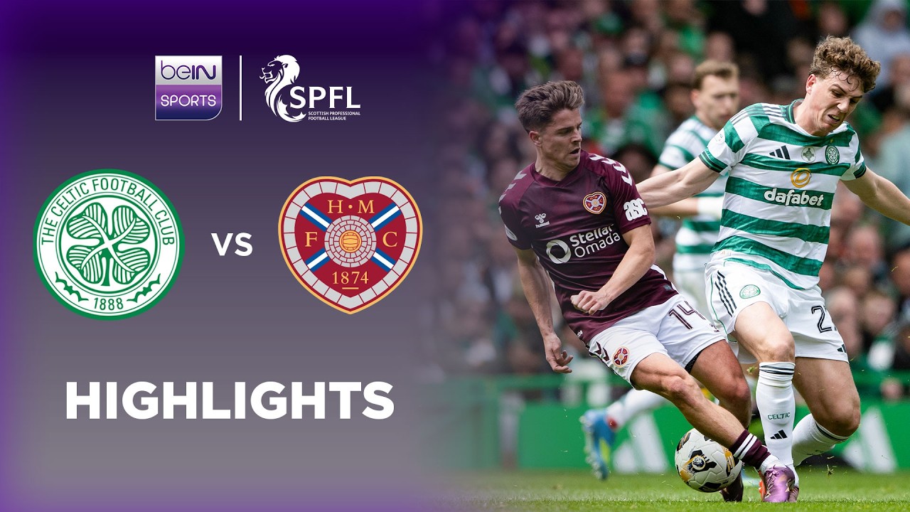 Celtic v Hearts | Scottish Premiership 25/26 | Match Highlights