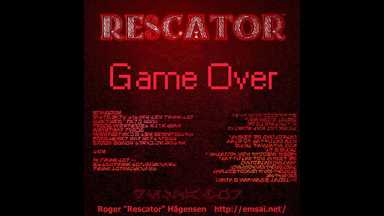 Watch Rescator - Game Over - 11 - Zone 99, Menu (1997) on YouTube Watch Rescator - Game Over - 11 - Zone 99, Menu (1997) on YouTube