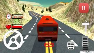 Off Road Hill Coach Bus Drive 3D Android Game Play 2017 screenshot 1