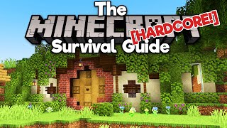 Hobbit Hole Build, Moss Blocks & The Nether! ▫ The Hardcore Survival Guide [Ep.4] ▫ Minecraft 1.17