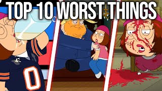 Top 10 Worst Things Happened To Meg Griffin In Family Guy