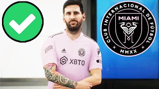 LIONEL MESSI JOINS INTER MIAMI ✅ - FIFA 23 Career Mode