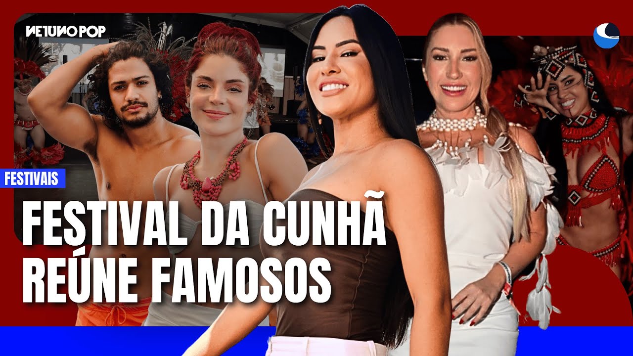 Isabelle Nogueira reúne famosos no Festival da Cunhã | Gkay, Pocah e ex-BBBs nadam com boto