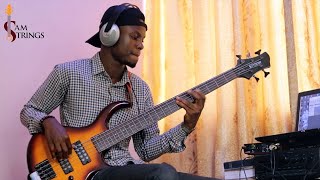 Video thumbnail of "Joe mettle - Yesu mo bass cover by Samstrings"