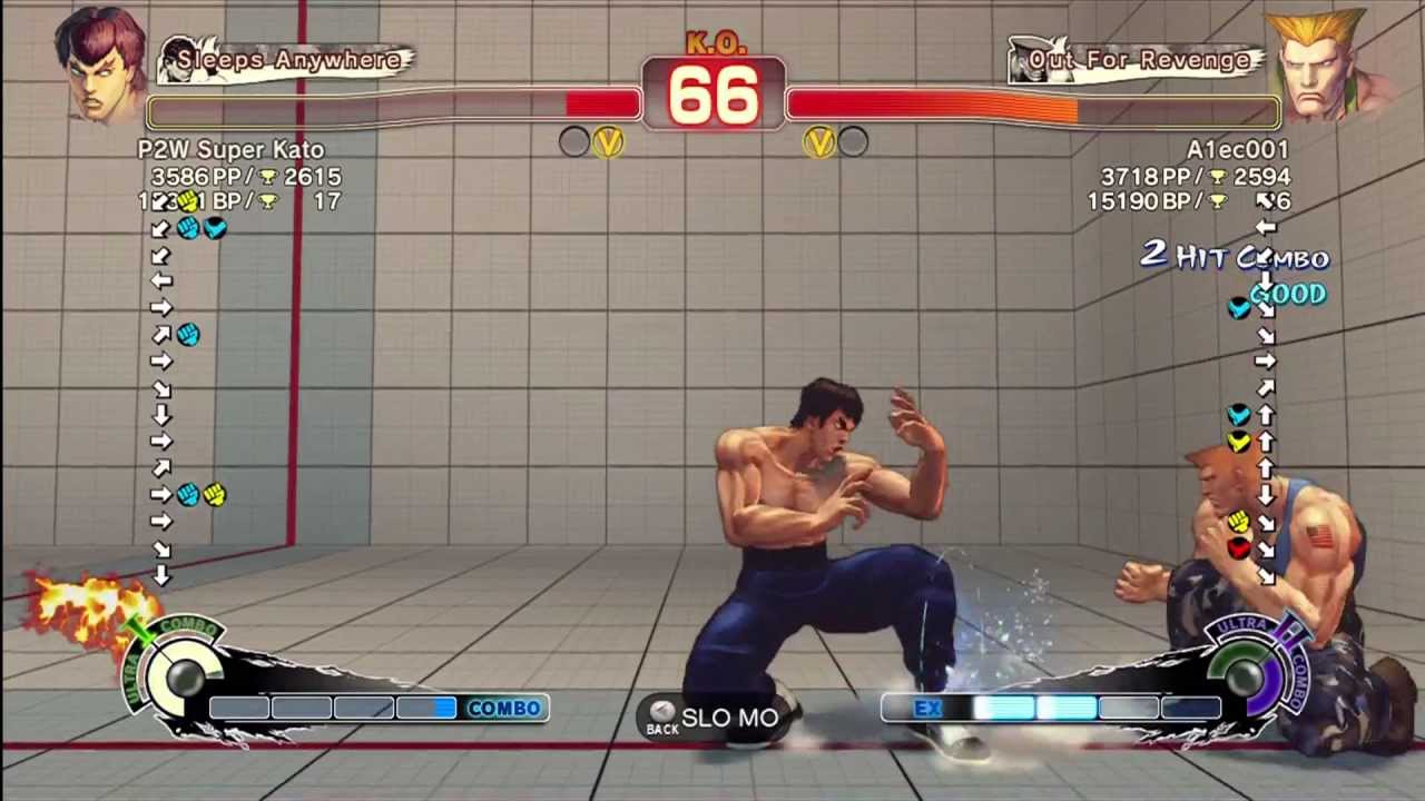 P2W SuperKato (Fei Long) vs Alec001 (Guile)