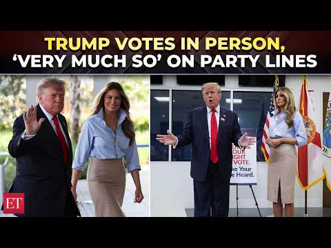Trump & Melania vote in Florida: President’s ballot comes amid mail-in voting controversy in Midterm