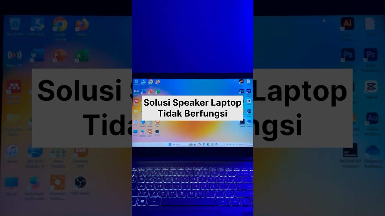 🔥Solusi Speaker/Audio/Sound Laptop tidak berfungsi di Windows 11 & Windows 10 #tutorial #error