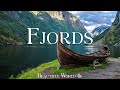 The Fjords 4K Drone Nature Film - Calming Piano Music - Amazing Nature