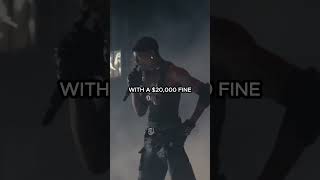 travis scott's set went over 3 minutes curfew #shorts #travisscott