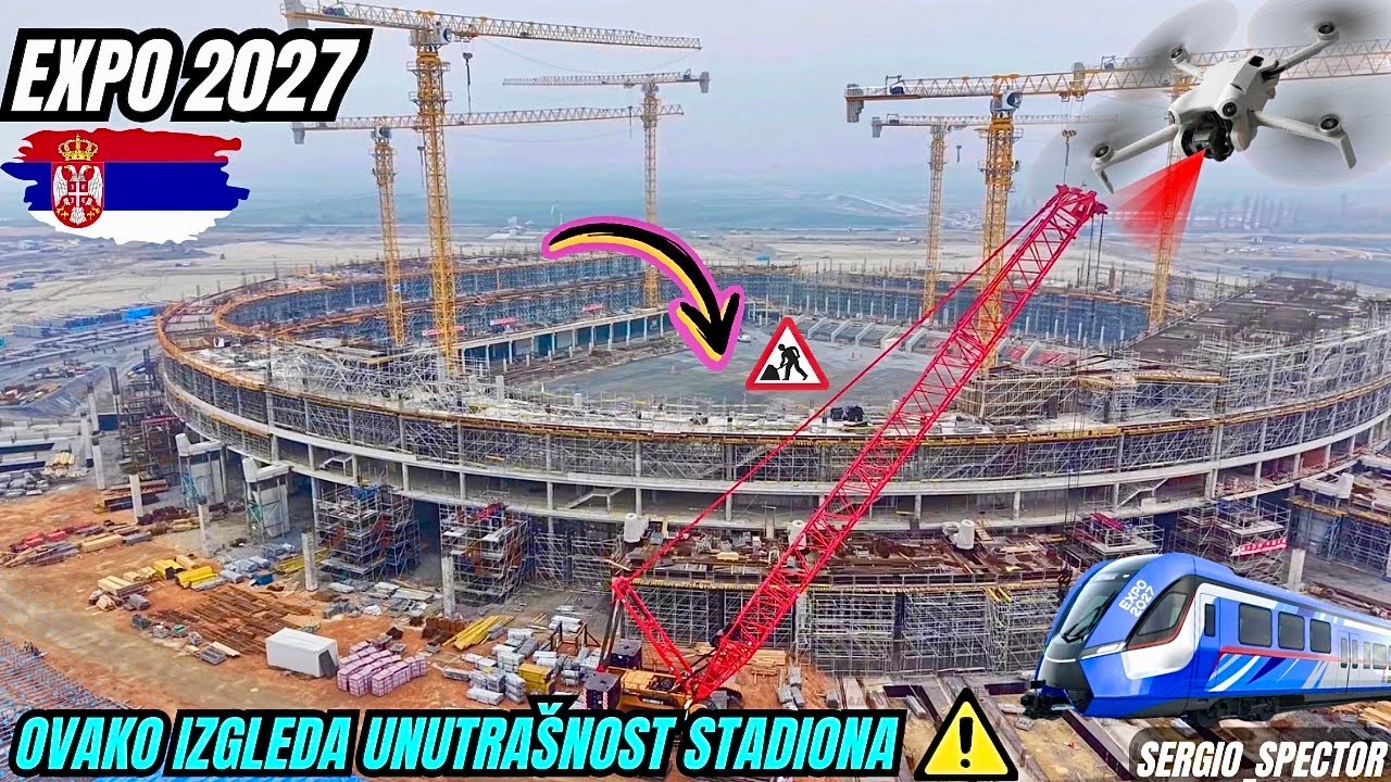 Izgradnja Nacionalnog stadiona i EXPO kompleksa Beograd, Podzemna garaža i Železnička stanica