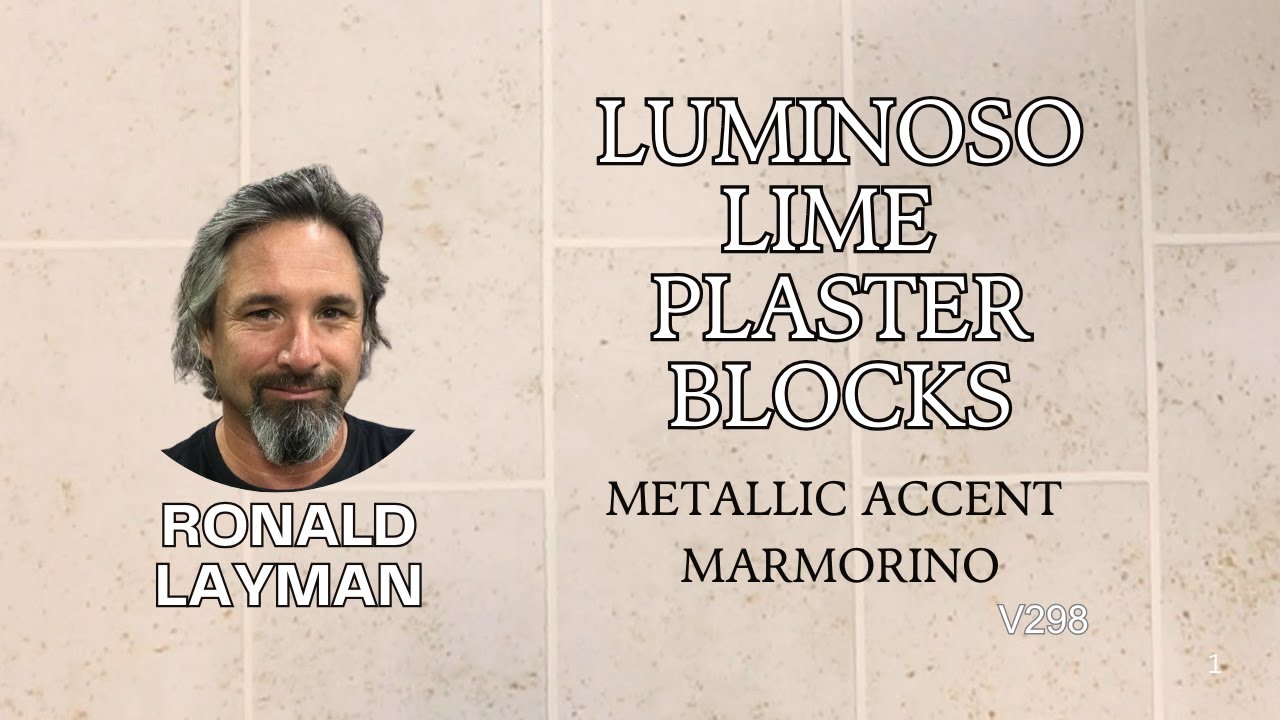 Marmorino Venetian Plaster - Step by Step Luminoso Finish (Made in Italy)